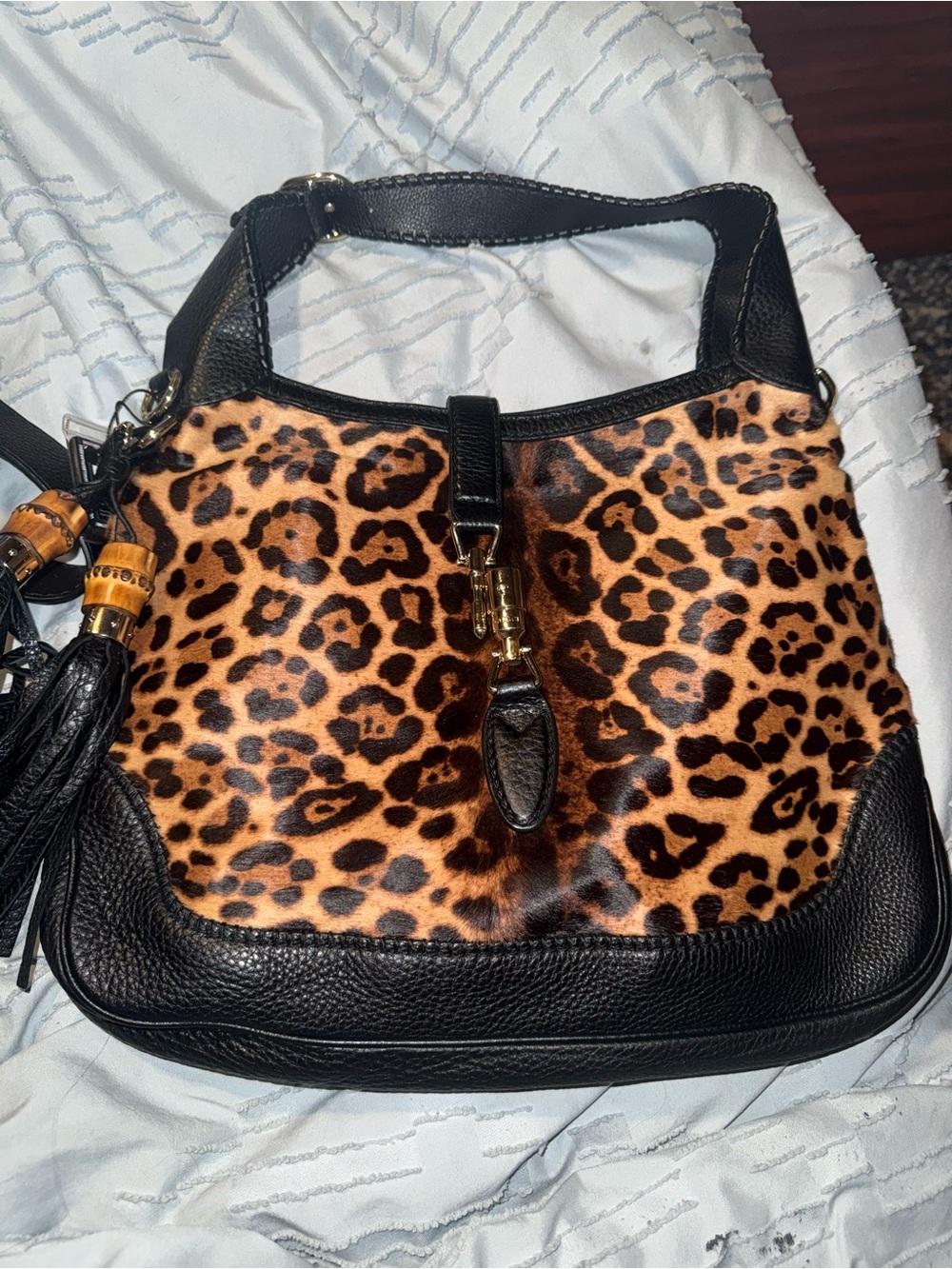 Gucci Jackie Leopard Bag - Picture 16 of 16